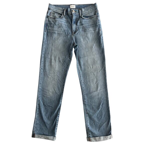 Hudson Jeans Denim - HUDSON HIGH RISE ROLL TAB CROPPED JEANS SIZE 27